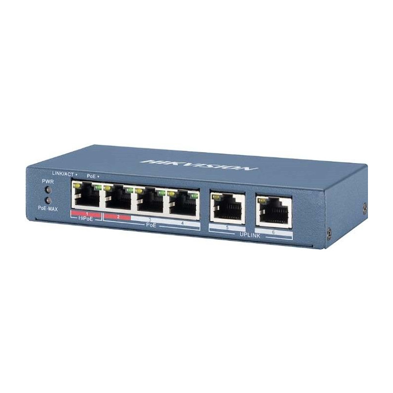 HIKVISION DS-3E0106HP-E - PoE switch HIKVISION DS-3E0106HP-E - PoE switch