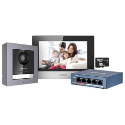 Hikvision DS-KIS602-IP set, 2MPx, PoE, WIFI, 2x výstup - Prístupové...