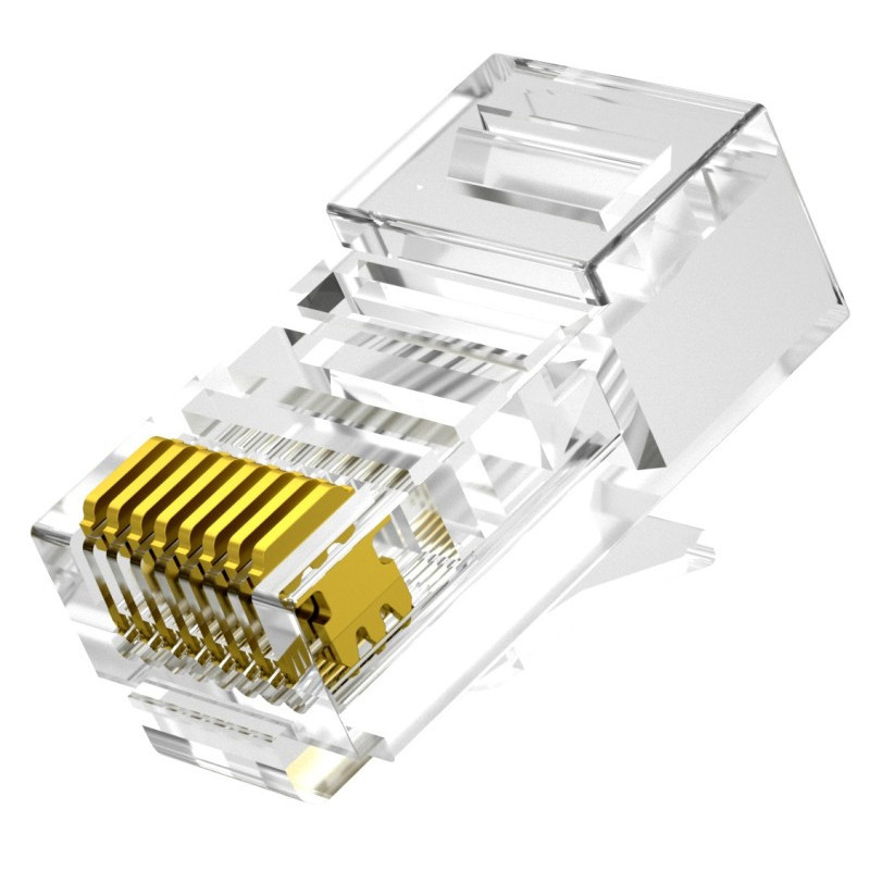 Konektory RJ45 pre Cat.5E -10ks - Inštalačný materiál ostatné Konektory RJ45 pre Cat.5E -10ks - Inštalačný materiál ostatné
