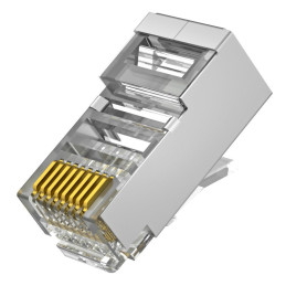 Konektory tienené RJ45 pre Cat6 -100ks - Inštalačný materiál ostatné