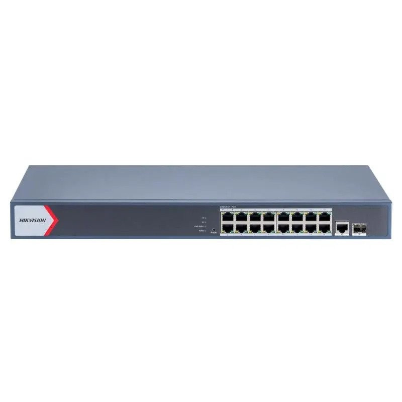 HIKVISION DS-3E1518P-EI/M -16× 1Gbit -PoE switch-130W - Sieťové pro... HIKVISION DS-3E1518P-EI/M -16× 1Gbit -PoE switch-130W - Sieťové pro...