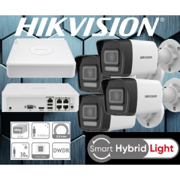 Kamerový set NVR s Poe, +4x IP kamera-HIKVISION-DS-2CD1043G2-LIU